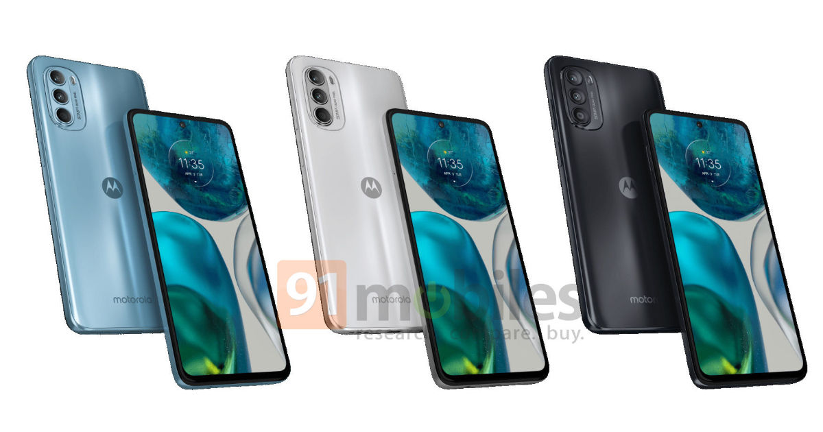 Motorola Moto G52 Design Renderings Durchgesickert Mit 50 MP Triple