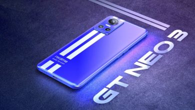 Bild von Realme GT Neo 3-Design vor Markteinführung am 22. März in China angeteasert