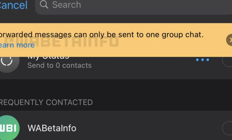 whatsapp-schraenkt-benutzer-jetzt-ein,-nachrichten-in-gruppenchats-weiterzuleiten,-um-spam-einzudaemmen