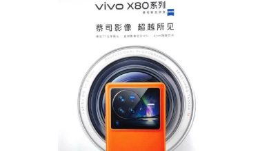 Bild von Poster der Vivo X80-Serie vor der Markteinführung geleakt;  Zeigt Design- und Kameraspezifikationen