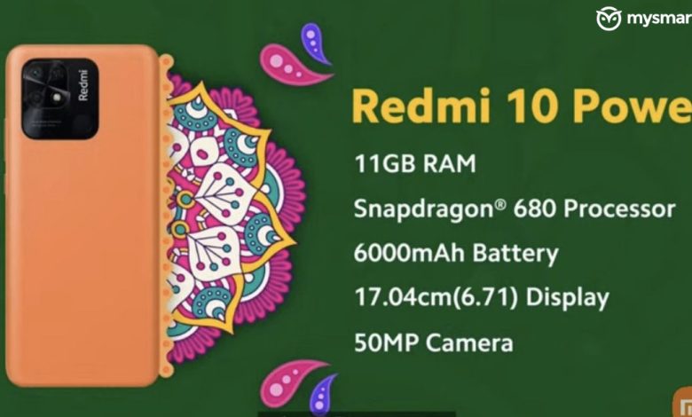 redmi-10-power-mit-snapdragon-680-soc,-8-gb-ram-in-indien-eingefuehrt:-preis,-spezifikationen