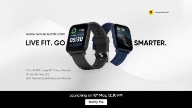 Bild von Realme TechLife Watch SZ100 mit 1,69-Zoll-Display und Hauttemperaturüberwachung wird am 18. Mai in Indien eingeführt