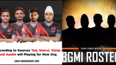Bild von Das neue BGMI Team Sturdy Esports Leaked Roster enthält Ted, Seervi, Vamp und Austin als Spieler