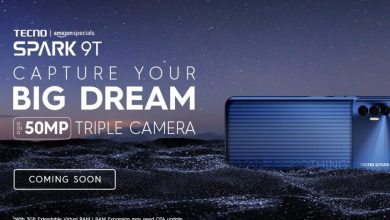 Bild von Tecno Spark 9T mit MediaTek G35 SoC, 50 MP Triple-Kamera wird vor der Markteinführung in Indien bei Amazon gelistet