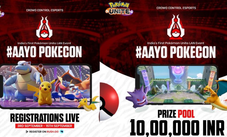 aayo-pokecon,-indiens-erstes-lan-pokemon-unite-turnier-von-crowd-control-esports-mit-preispool-von-rs-10-lakh-angekuendigt