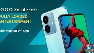 Bild von iQOO Z6 Lite 5G mit 50-MP-Dual-Kamera-Setup und 5000-mAh-Akku vor Markteinführung am 14. September bestätigt