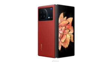 Bild von Vivo X Fold+ 5G Vollständige Design- und Farboptionen, einschließlich Huaxia Red Color Variant Tipped
